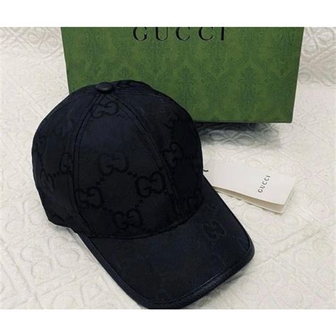 boné gucci preto shopee